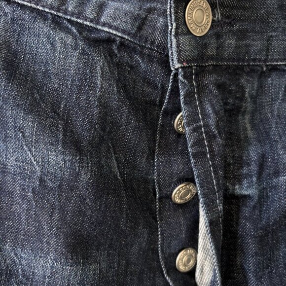 7 For All Mankind Men’s Jared Straight Leg Jeans Size 40x35 Dark Wash Denim USA - Picture 7 of 10